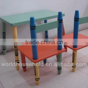 Kids Table and Chair Set, One Table Two Chairs thumbnail-1