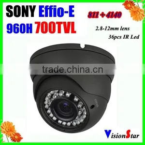 Color Security Cctv Camera Module 960h 700tvl Sony Effio-E 811+4140 Motion Detection 2.8-12mm Varifocal Lens Metal Video Camera thumbnail-1