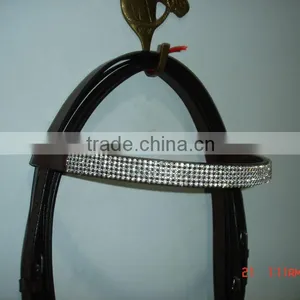 Leather Crystal Browband thumbnail-1