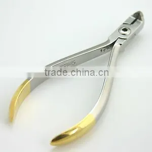 Orthodontic Distal End Cutter 13cm With TC Safety Cut Hold By Taidoc thumbnail-1