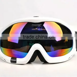 Winter Sports Fashional White Frame Snow Goggles For Adults thumbnail-1