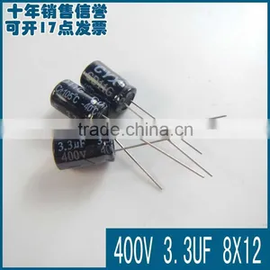 Capacitors 400V 3.3UF 8*12 thumbnail-1