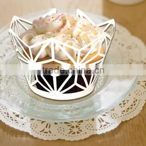 Cheap and Fine Colorful Design Beautiful Wedding Decors Baking Cake Cups thumbnail-2