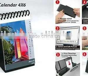 4*6 Mini-Color DIY Inkjet Paper Calendar(desk Calendar) thumbnail-1