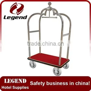 Hotel Bellman Luggage Cart Guangzhou Luggage Trolley thumbnail-5