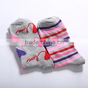 Woman Lady Tube Sock 2 Pairs Set Socks thumbnail-2