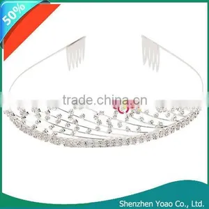 Noblest Tree Branch Rhinestone Crown Headband thumbnail-1