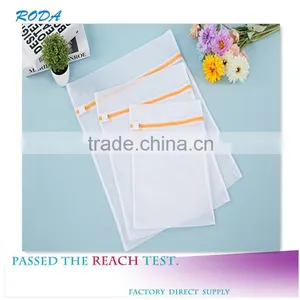 YIWU RODA 100%polyester Crystal Zipper Head Fine Mesh Washing Bag thumbnail-1