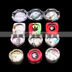 New Style Portable Crystal Glass Ashtray thumbnail-6