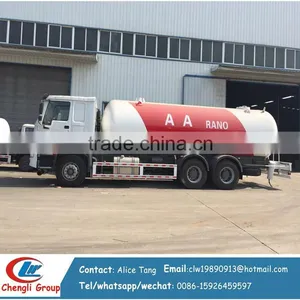 HOWO 8000L Cooking Gas Tanker Truck thumbnail-2