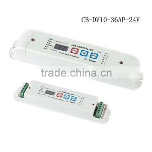12V/24V 3CH RGB LED Strip 18A Constant Voltage DMX512 Decoder DMX Controller Quality Choice thumbnail-1