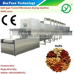 Industrial Continous Feeding Microwave Coffee Bean/nuts Roasting Machine thumbnail-1