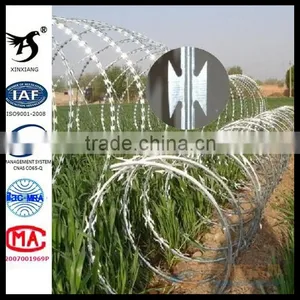 Xinxiang BTO-22 Galvanized Concertina Razor Wire for Sale Express thumbnail-1