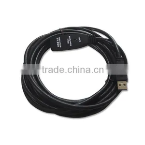 2014,High Speed of Data Transfer,USB3.0 Male to Female Adapter Extension Cable Black ,With Red Power thumbnail-1