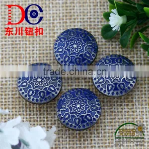 Fashion Design Custom Round Zinc Alloy Metal Jeans Button for Jean Garment thumbnail-4