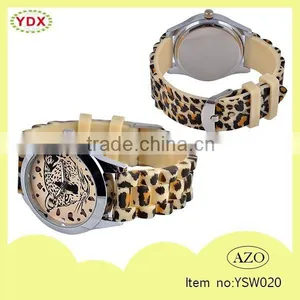 New Arrival Flexible Fashion Leopard Watch Women thumbnail-1