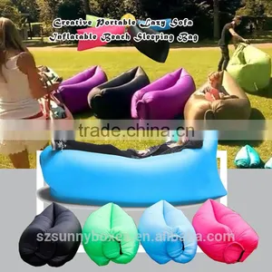 Inflatable Lounger Hangout Inflatable Sleeping Bag Air Fast Inflatable Sofa Air Bag Hangout Sleeping Bag Quality Choice thumbnail-1