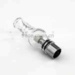 Factory Price Pyrex Glass Dome Atomizer Wickless Titanium Coil thumbnail-2
