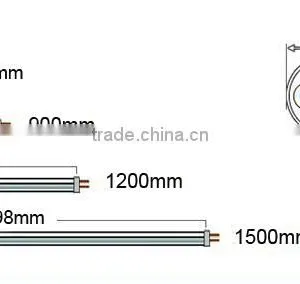 1200mm High Lumen PC Aluminum AC220V LED Tube 18W thumbnail-3