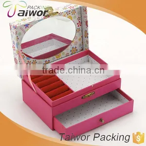 Beautiful Boutique Box/ Cosmetic Box ,gift Box With Mirror Supplier's Choice thumbnail-4