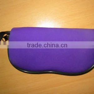 2016 Fashion Purple Neoprene Eyeglass Case thumbnail-1