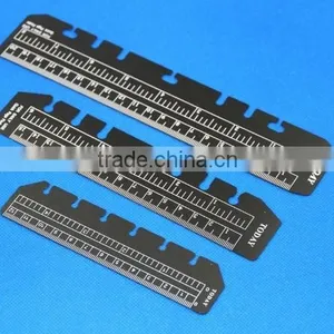 Platic Customized Printed Ruler With Ring Blinder Hole thumbnail-2