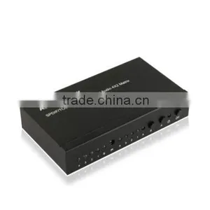 Hot Selling Audio Matrix Digital Optical Audio 4x2 Matrix Switch / Splitter Spdif Toslink Audio 4in 2out True Matrix With IR thumbnail-4