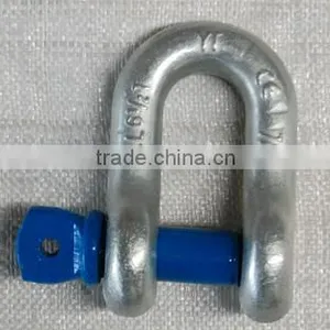 Drop Forged Hardware Tempered Alloy Steel/carbon Steel Lifting Hoist DW Shape High Strength Shackle(alloy Steel) thumbnail-4