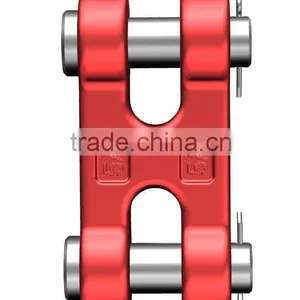 Drop Forged Hardware Alloy Steel/carbon Steel Lifting Hoist Twin Link Ring(H Buckle) thumbnail-1