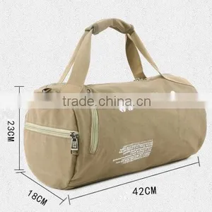 Factory Hot Selling Canvas Travel Handbag Sports Weekend Overnight Carry-on Duffel Gym Bag Luggage thumbnail-5