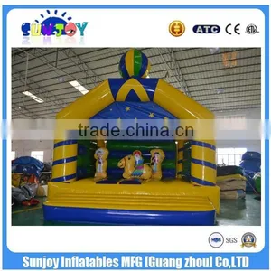 EN14960 Fantastic Red Car Inflatable Obstacle Course thumbnail-5