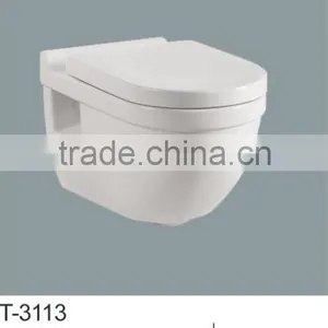 Chinese Bathroom Wall Mounted Toilet Bowl thumbnail-2