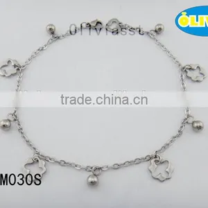 Olivia Jewelry Hot Selling Stainless Steel Charm Anklets Jewelry For Women thumbnail-1
