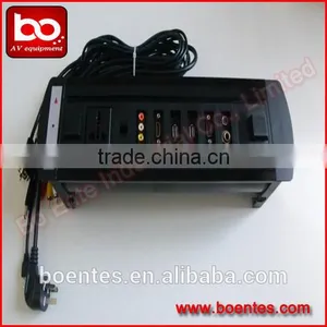 Conference Room Meeting Solution for Motorized Rotating Desktop Power Socket With Extension Cables thumbnail-5