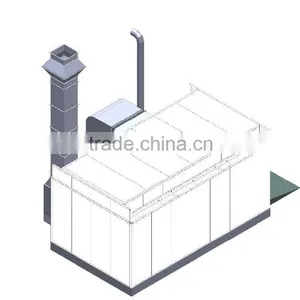 JF Good Spray Booth Middle Price High Effeciency Offer Clean Cabin Purified Air Health Body Painting Room for Sale thumbnail-3