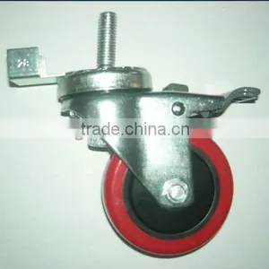 Swivel Red Medical Caster thumbnail-1