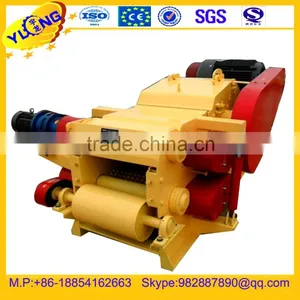 China Supplier CE Approved Industrial Electric Hydralic Drum Wood Chipper thumbnail-3