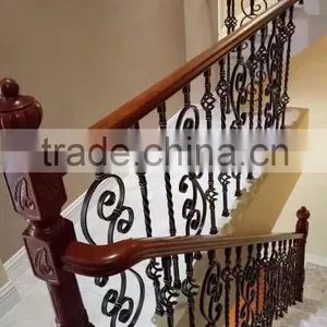 Wrought Iron Stair Railing Panels , Stair Handrail , Wrought Iron Stair Railing on Online Shopping thumbnail-3