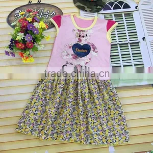 100% Cotton Children Girl Dress Suit Clothings Kid Suit Only Little Girls Dress Suits thumbnail-5