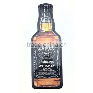 High Quality Bottle Shaped Metal Irregular Wine Tin Box thumbnail-4