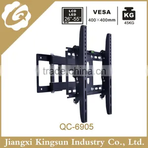 High Quality Adjustable Articulating tv Bracket Swivel Tilt Full Motion LCD LED TV Wall Mount for 26 - 55" Flat Screen thumbnail-1