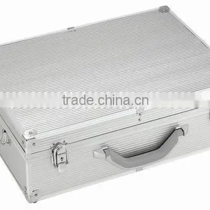 Silver Aluminium Tool Case /attache Case Hard Briefcase thumbnail-3