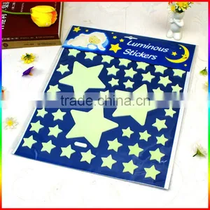 Glow in the Dark Star/moon Wall Puffy Stickers thumbnail-2
