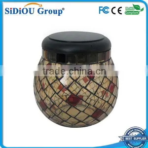 Led Solar Mosaic Lantern Outdoor Sun Jar Lantern thumbnail-1