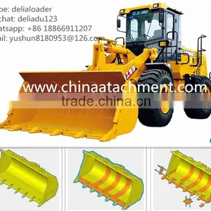 XCMG LW500FV Wheel Loader Buckets, Customized LW500FV Wheel Loader Standard 2.5-4.5M3 Buckets for Sale thumbnail-1