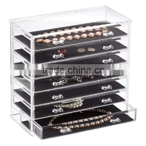 7-Drawer Organizers Premium Clear Acrylic Storage Boxes (AB-U-615) thumbnail-3