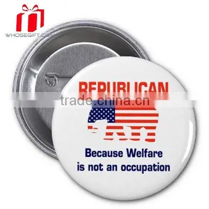 Promotional Gifts Custom Tin Button Badge With Saftety Pin thumbnail-1