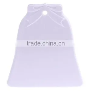 Promotional Blank Sublimation Polymer Windbell Shape Ornament,Plastic Christmas Ornament thumbnail-2