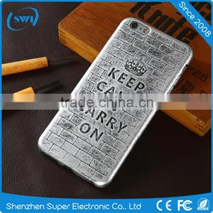 Hot Selling 3D Bronzy Copper Phone Case TPU Rubber Soft Case Back Cover Shell Compatible For IPhone 5 6 6S Series thumbnail-5