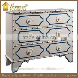 Decrative MDF Cabinet With 3 Drawers for Living Room Furniture thumbnail-1